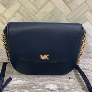 Michael Kors Half Dome Leather Crossbody
